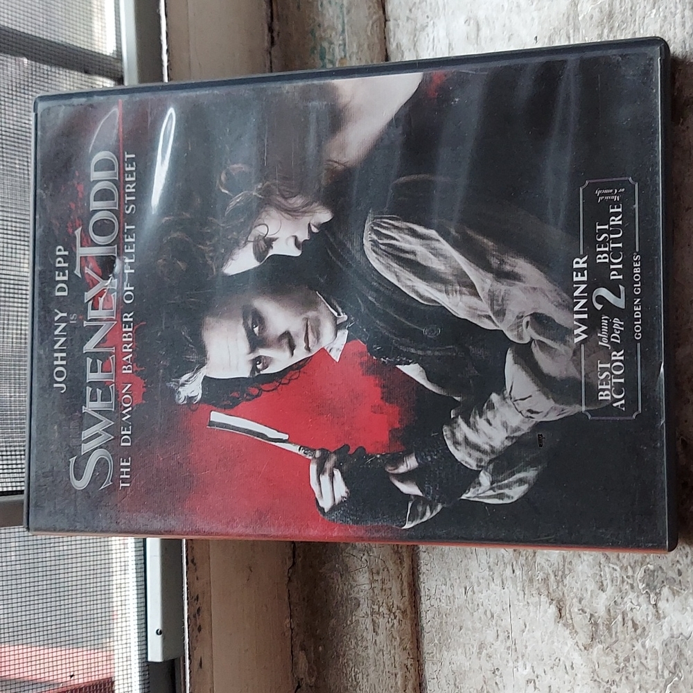 Tim Burton Sweeney Todd Movie DVD